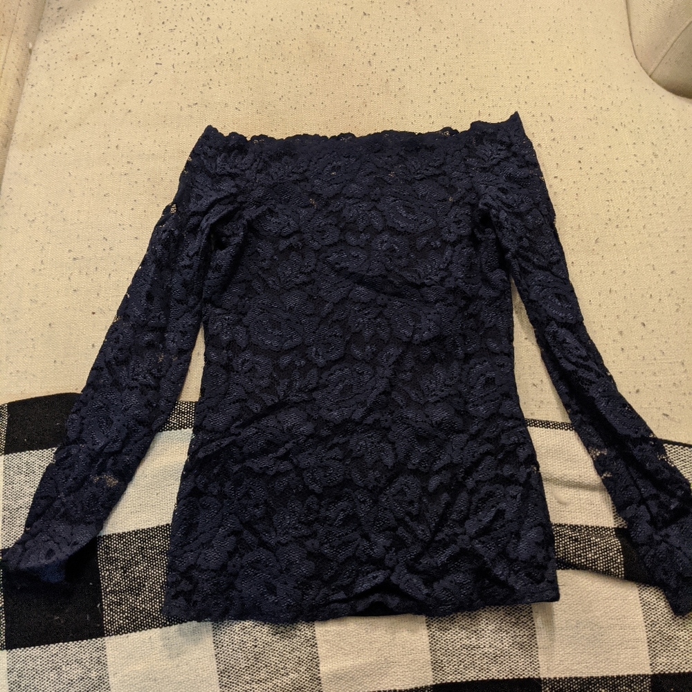 L'Agence lace shirt